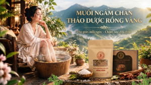 Khám phá muối ngâm chân thảo dược Rồng Vàng giúp giảm nứt gót, khử mùi hôi chân và thư giãn ngủ ngon. Xem ngay bí quyết chăm sóc đôi bàn chân chuẩn spa tại nhà.
